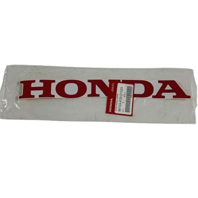 Honda Cbr250R 2014-2017 33cm Kırmızı Honda Sakal Yazısı Etiketi Amblemi Stickeri A