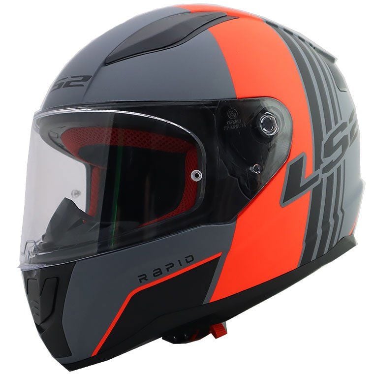 LS2 RAPID MULTIPLY MAT KIRMIZI ANTRASİT KASK