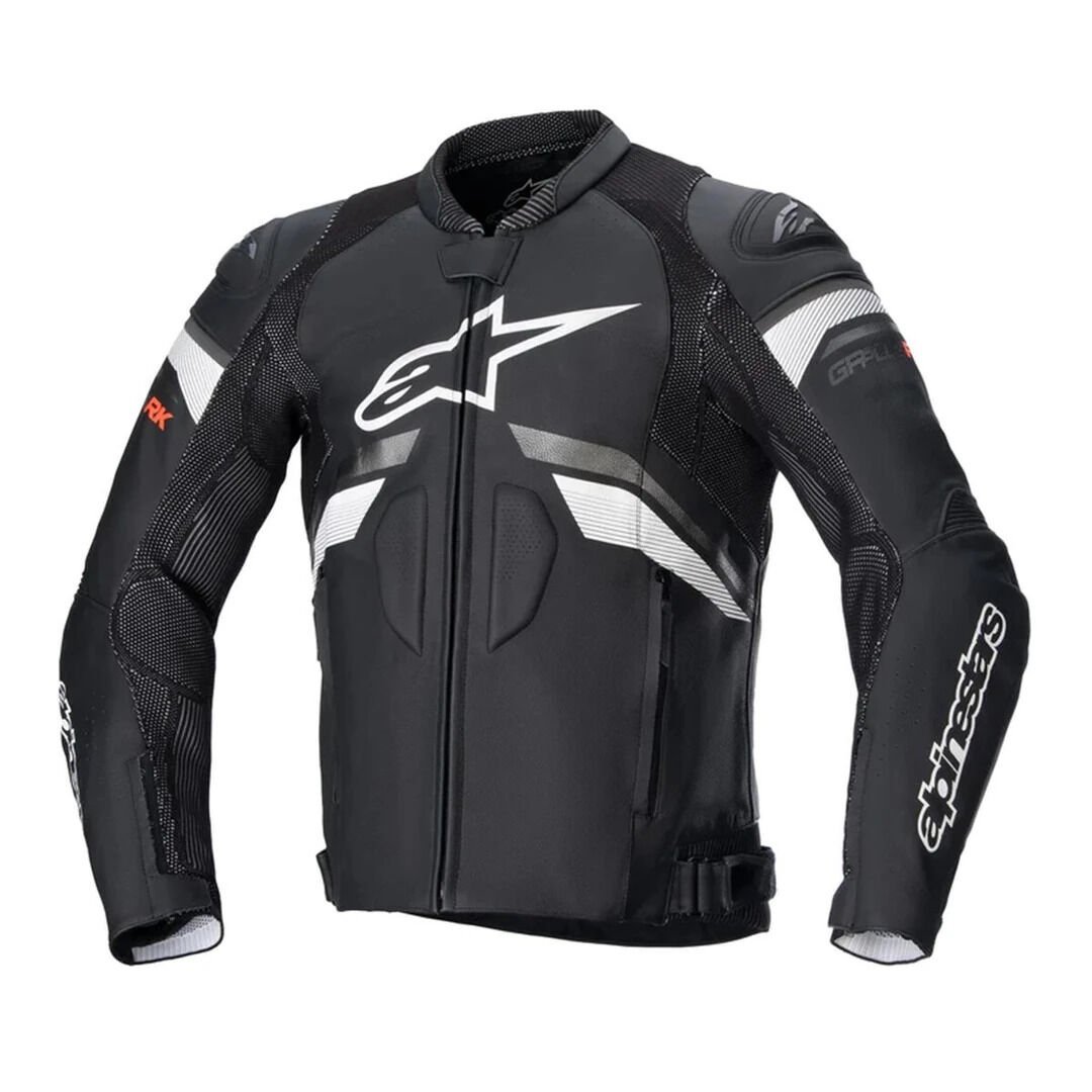 Alpinestars GP Plus R V3 Rideknit Deri Korumalı Motosiklet Montu Siyah