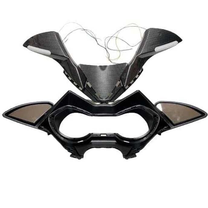 Yamaha Xmax250-300 2018-2022 Sinyall Modifiye Ayna Gövdesi Seti Aksesuar