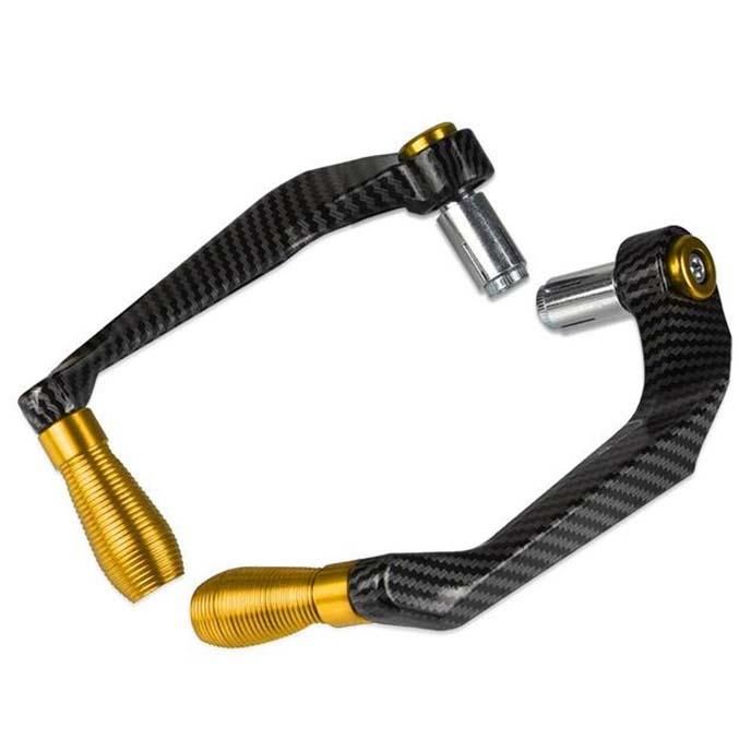 Universal Motosiklet Manet Elcik Koruma Karbon Gold