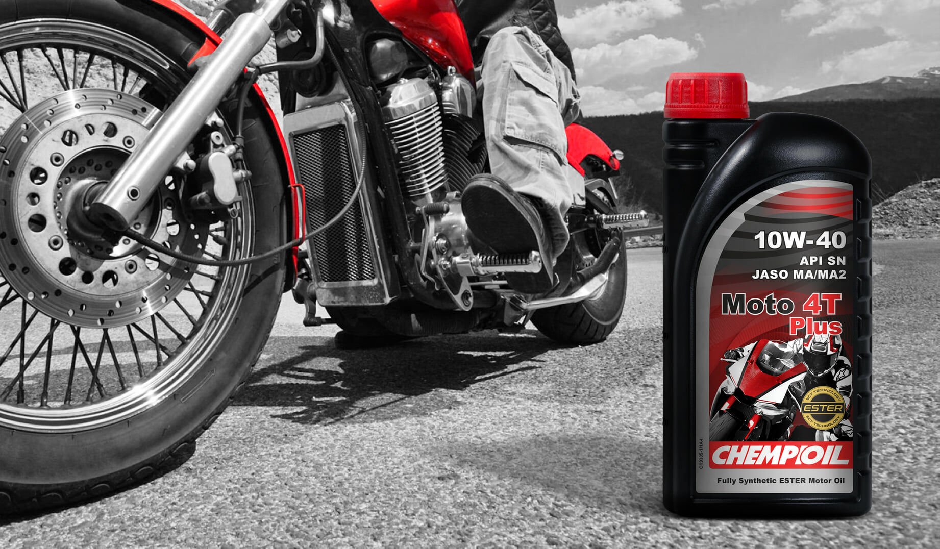 Moto Express Chempioil 10w-40 Sentetik Motosiklet Yağı 1 Litre