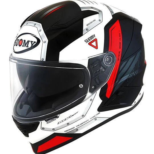 SUOMY SPEEDSTAR KASK AIRPLANE WHITE-RED