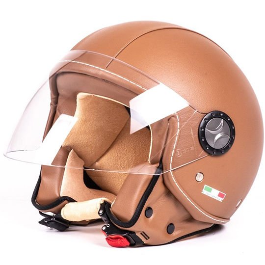 SWAY 701 BROWN DERİ KASK