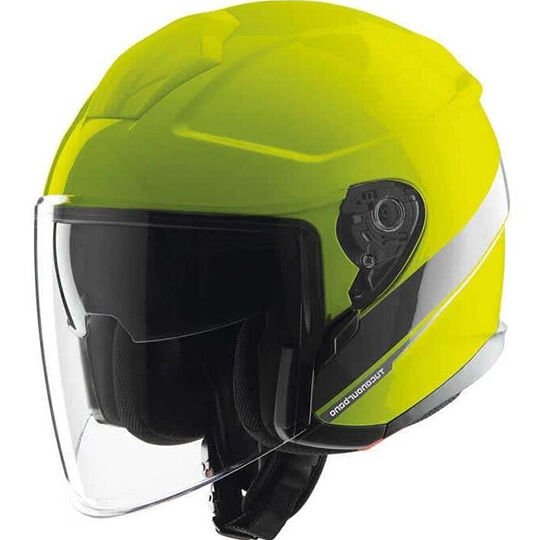 TUCANO URBANO EL MAX YARIM KASK NEON SARI GRAFİK