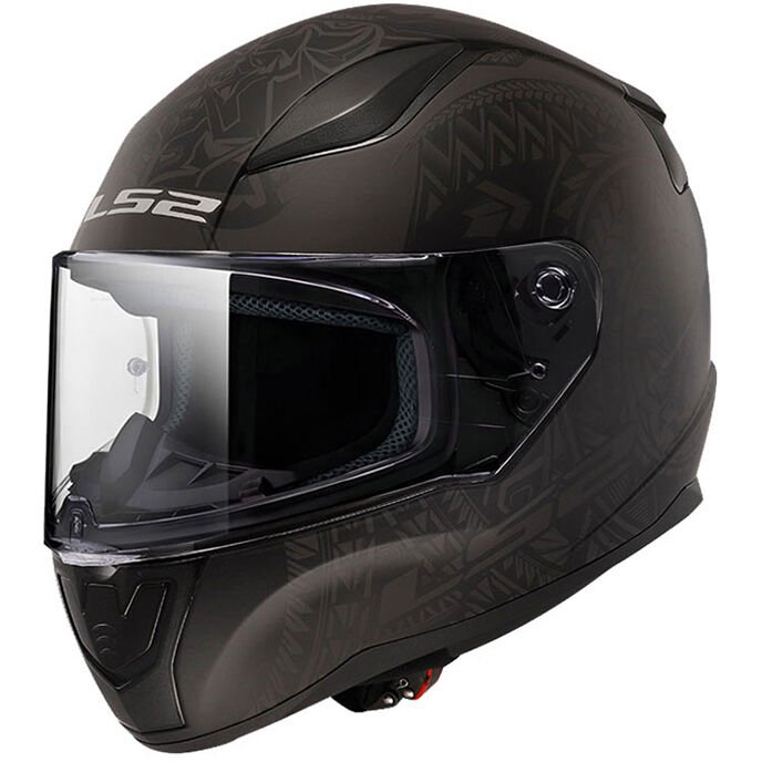 LS2 Rapıd 2 Takaroa Mat Siyah Kask