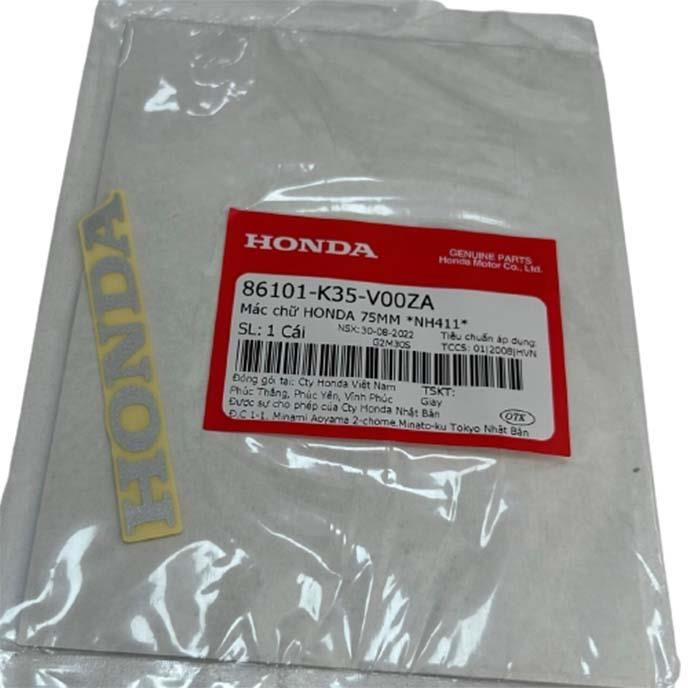 Honda Pcx125-150 2014-2024 Yazısı Amblemi Etiketi 75mm A