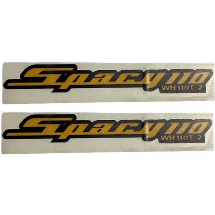 Honda Spacy110 2'li Sele Altı Yan Kapak Yazısı Sticker Arması Cs