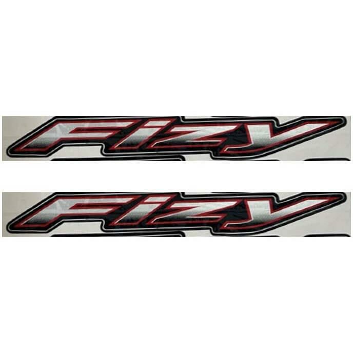Honda Fizy125 2'li Sele Altı Grenajı Yan Kapak Stickeri Etiketi Arması Cs
