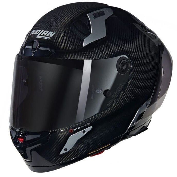 NOLAN X-804 RS ARGENTO 332 Ultra Carbon Parlak Siyah Kask