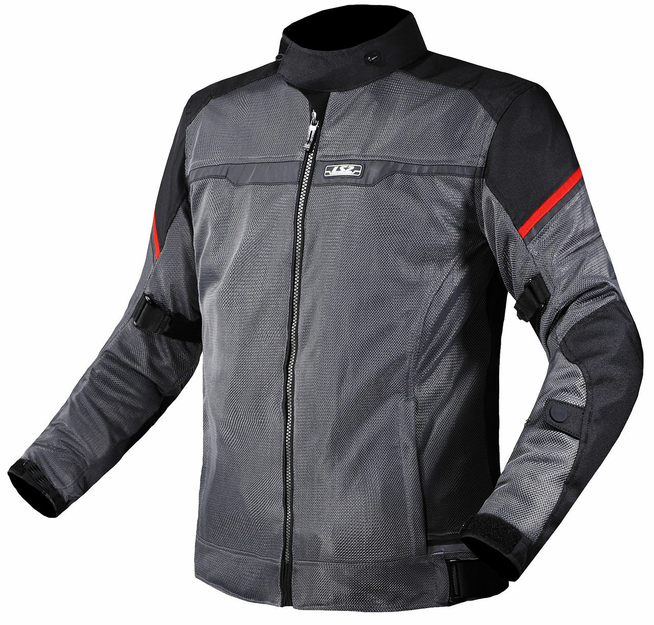 LS2 RIVA MONT SİYAH-GRİ-KIRMIZI 4XL