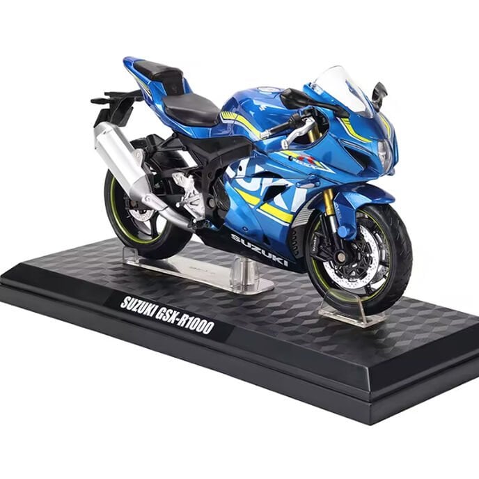 Suzukı GSX-R1000 1:12 Ölçek Maket Model Motosiklet