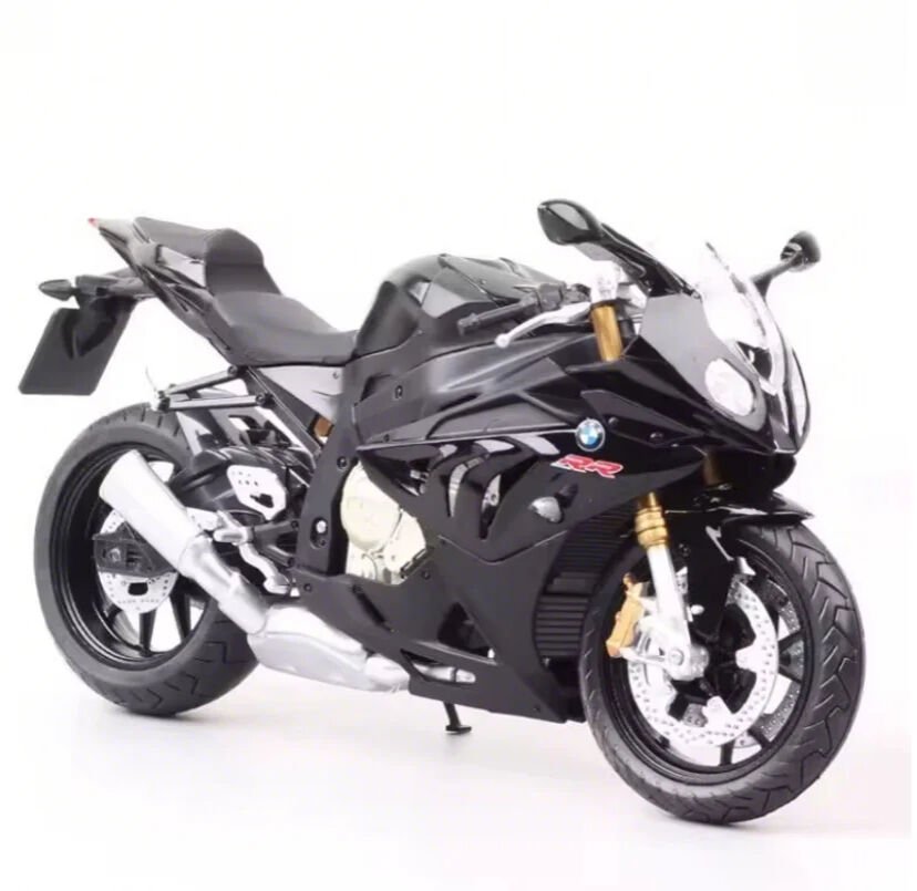 Bmw S1000RR 1:12 Ölçek Maket Model Motosiklet Siyah