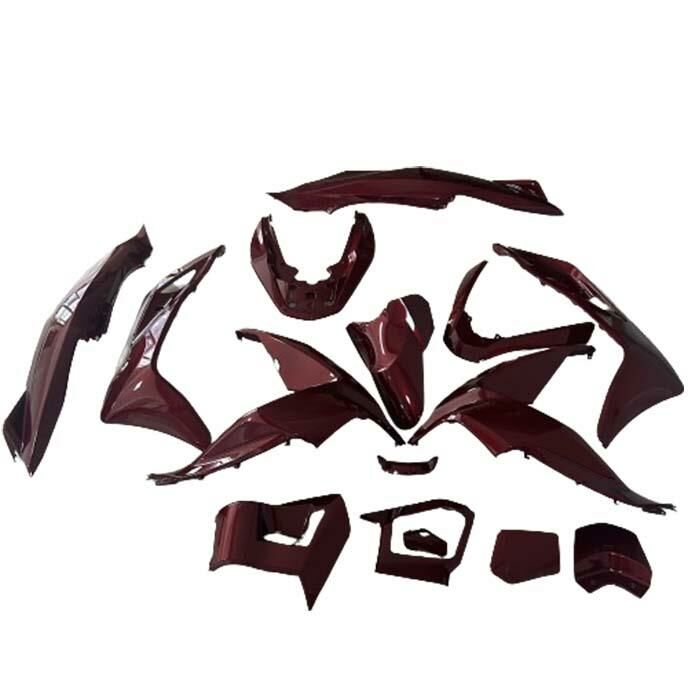 Honda Pcx125 Pcx150 2015-2017 Komple Grenaj Kaporta Seti Bordo-Kırmızı Cs