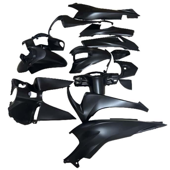 Honda Dio110 2021-2023 Komple Grenaj Kaporta Seti Mat Siyah Cs