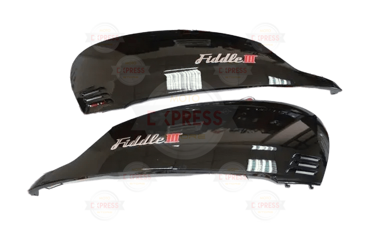 Sym Fiddle 3 125 Sağ-Sol Yan Kapak Siyah