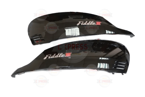 Sym Fiddle 3 125 Sağ-Sol Yan Kapak Siyah