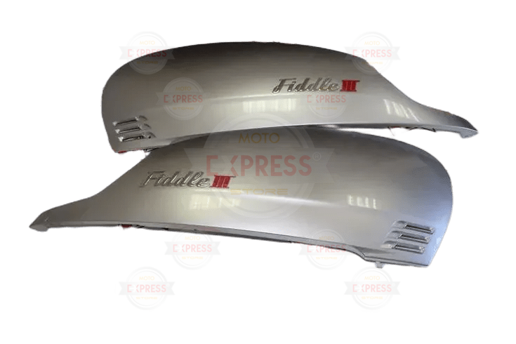 Sym Fiddle 3 125 Sağ-Sol Yan Kapak Gümüş