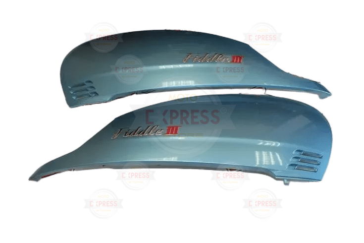 Sym Fiddle 3 125 Sağ-Sol Yan Kapak Mavi