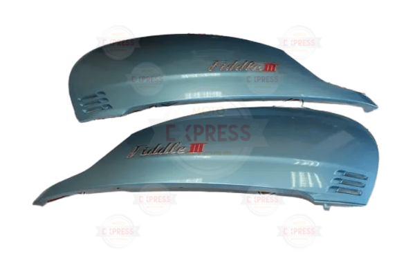 Sym Fiddle 3 125 Sağ-Sol Yan Kapak Mavi