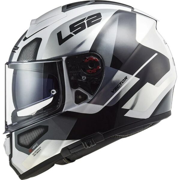 LS2 VECTOR AUTOMAT BEYAZ-TITANIUM KASK