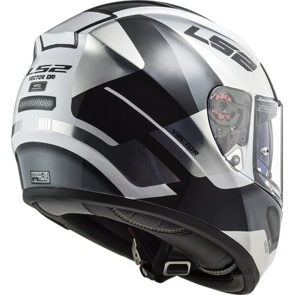 LS2 VECTOR AUTOMAT BEYAZ-TITANIUM KASK