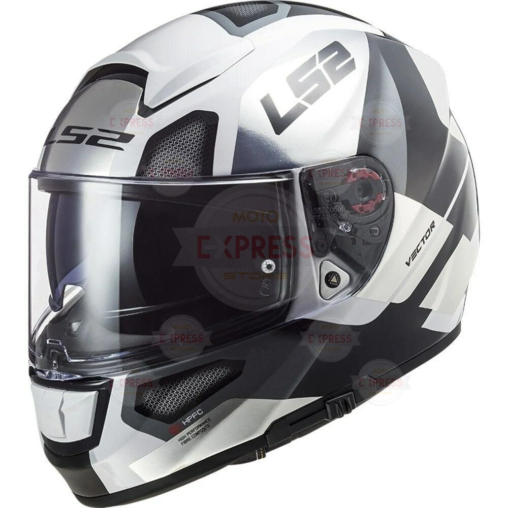 Ls2 Vector Automat Beyaz Tıtanıum Kask L