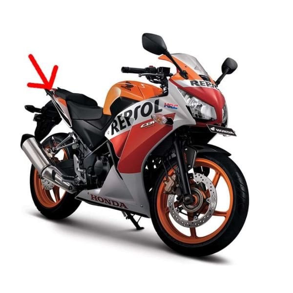 Honda CBR250R 2014-2017 Sağ Arka Sele Altı Kuyruk Grenajı Etiketi Amblemi Sticker Repsol A