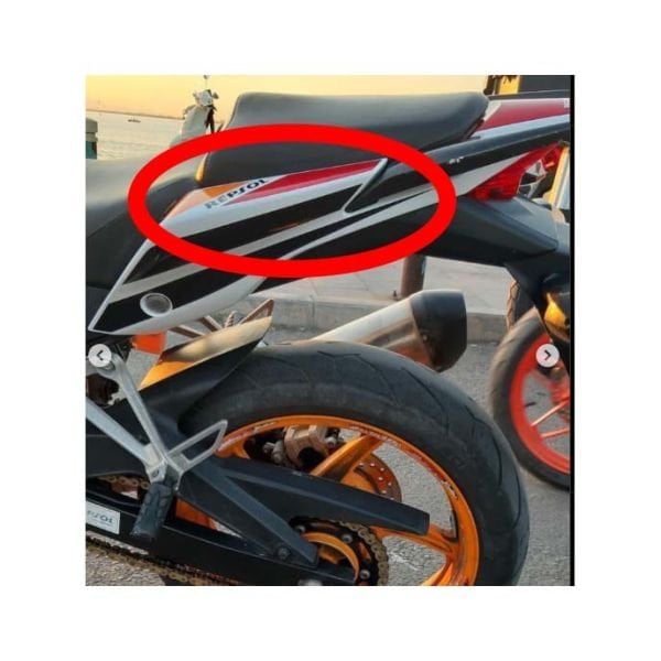Honda CBR250R 2014-2017 Sol Arka Sele Altı Kuyruk Grenajı Etiketi Amblemi Sticker Repsol A