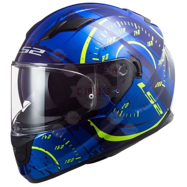 Ls2 Stream Evo Tacho Mavi Sarı Kask XL