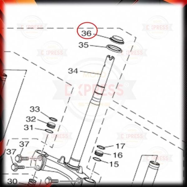 Yamaha Nmax125 Nmax155 2021-2026 Furş Rulman Yatağı
