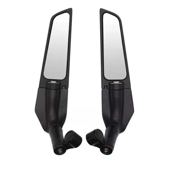 Naked ve Scooter İçin H2 Yarasa Motosiklet Aynası Siyah