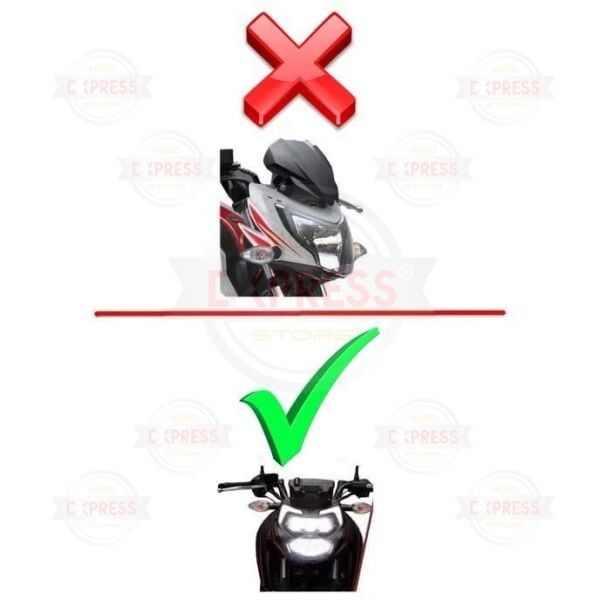 Tvs Apache RTR200 2024-2025 Km Saati Göstergesi Önü Altı Kapak Paneli Muhafazası A