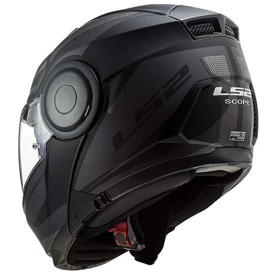 LS2 SCOPE AXIS MAT SİYAH-TITANIUM KASK