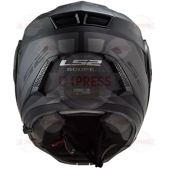 Ls2 Scope Axıs Mat Siyah-Tıtanıum Kask XL