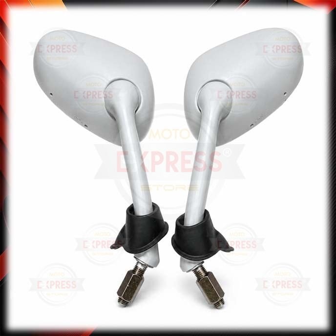 Tvs Scooty Pep 75-90 Plus 2004-2016 Sağ Sol Ayna Takımı Beyaz