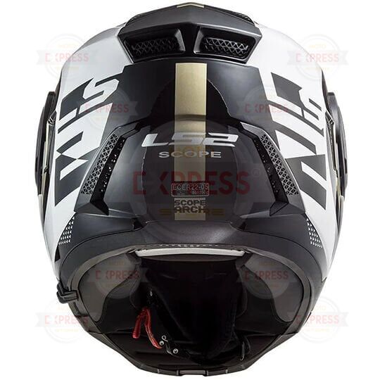 Ls2 Scope Arch Beyaz-Tıtanıum Kask L