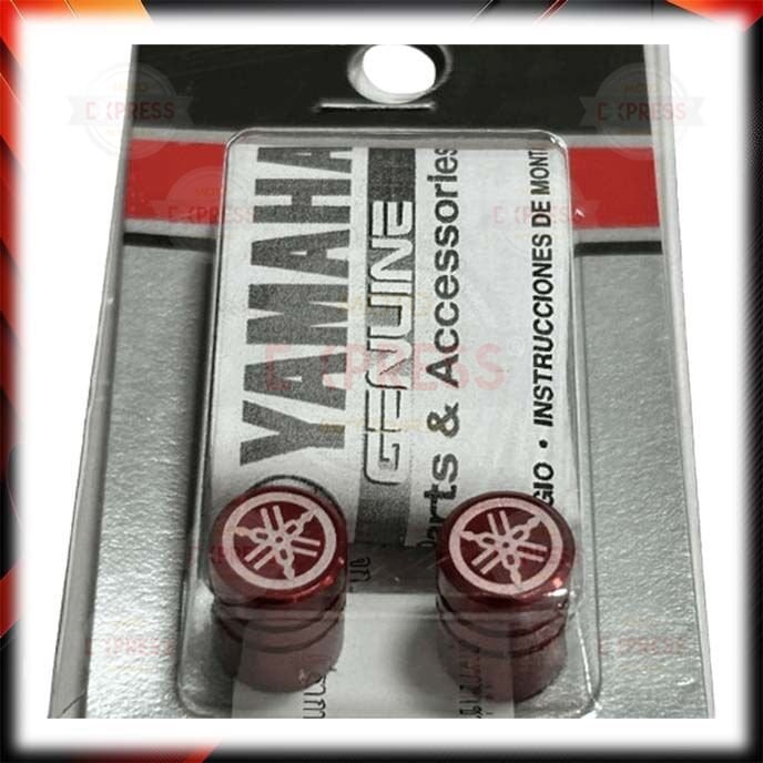 Yamaha Lastik Sibop Kapağı Düz Model Kırmızı 2'li