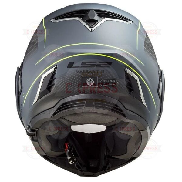 Ls2 Valıant 2 Cooper Mat Tıtanıum-Siyah Kask