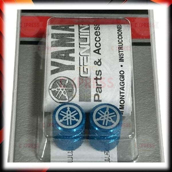 Yamaha Lastik Sibop Kapağı Tırtıklı Model Mavi 2'li