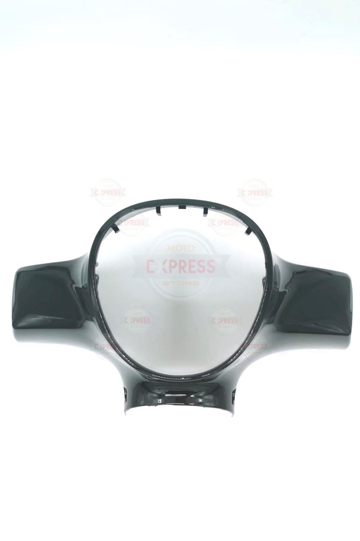 Sym Fiddle 3 125-200 Parlak Siyah Ön Far Çerçevesi Muhafazası Kafa Grenajı D1