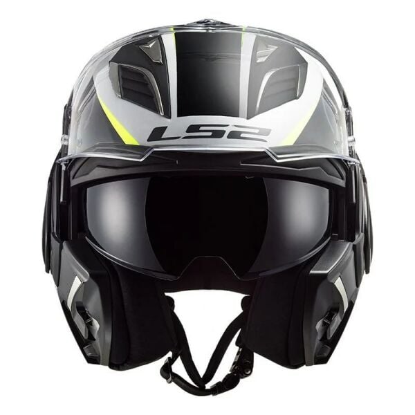 LS2 VALIANT 2 CODEX BEYAZ-SİYAH KASK