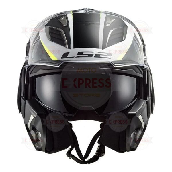 Ls2 Valıant 2 Codex Beyaz-Siyah Kask