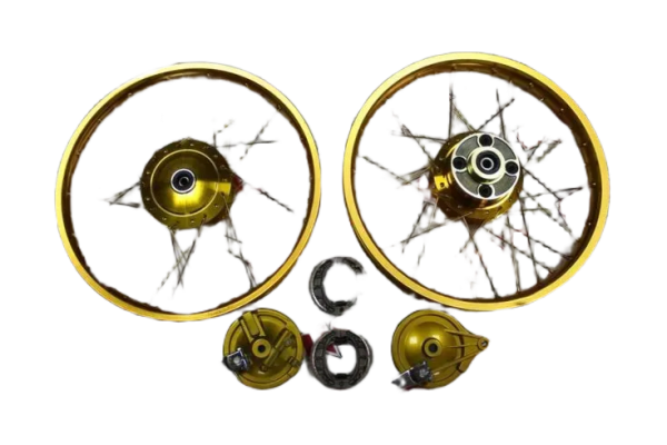GOLD ÖZEL CNC ALÜM. ÖN ARKA JANT KOMPLE TK 18- 36 TEL