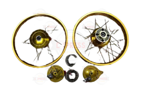 Gold Özel Cnc Alüm. Ön Arka Jant Komple Tk 18- 36 Tel