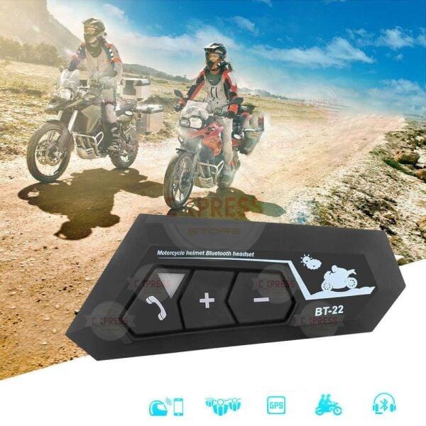 Moto Express MOTOSİKLET KASK İÇİ BLUETOOTH KULAKLIK SİSTEM