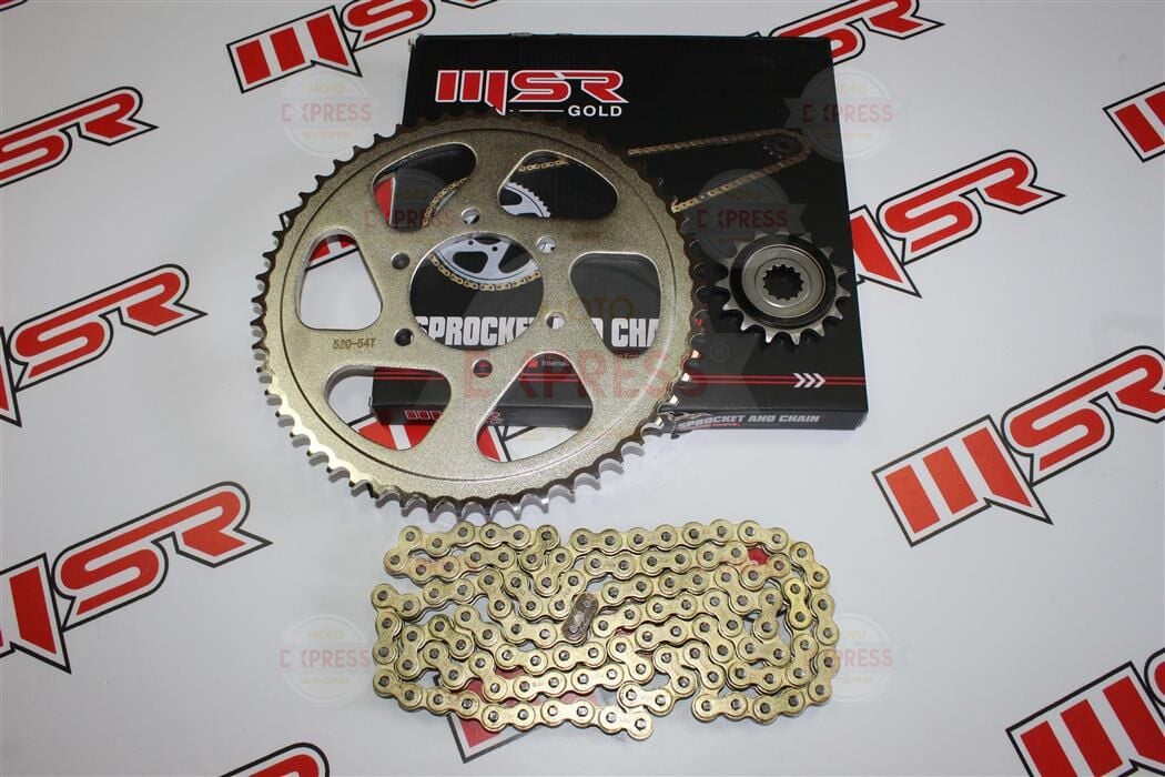 Cf Nk 400  15T-54T- 520Ho - 118 Bakla Zincir Dişliseti Msr Gold