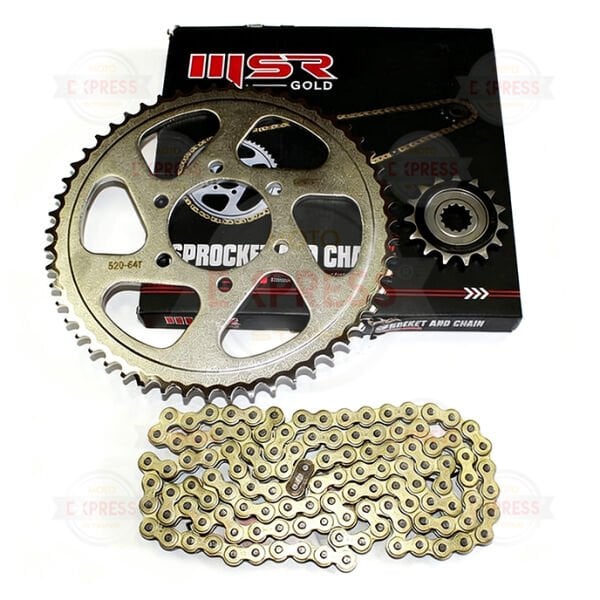 Cf Nk 400  15T-54T- 520Ho - 118 Bakla Zincir Dişliseti Msr Gold