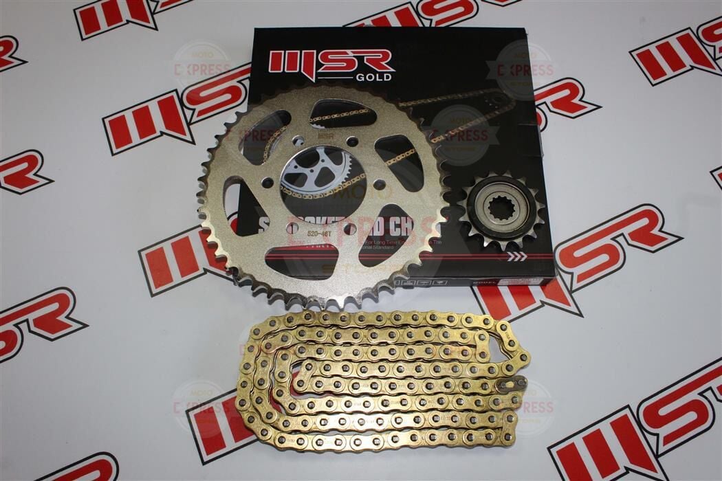 Cf Nk 650  15T-46T- 520Ho - 118 Bakla Zincir Dişliseti Msr Gold