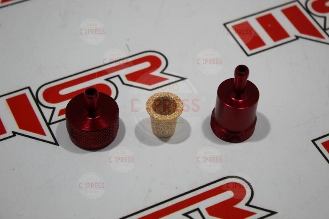 Moto Express CNC UNIVERSAL BENZİN FİLTRE KIRMIZI